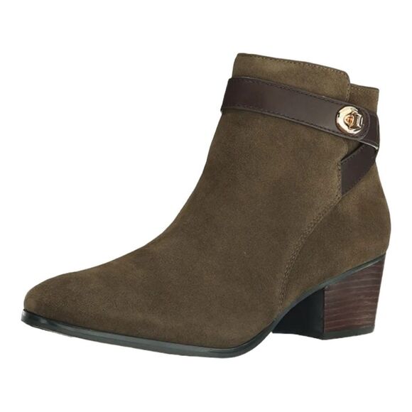COACH Women’s Patricia Suede Leather Ankle Booties in the Size 9M - Picture 2 of 16